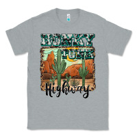 Heather Grey honky tonk highway Classic Tee - AdoDesignShop
