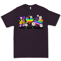 Plum peace love  equality Premium Tee - AdoDesignShop