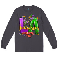 Smoke louisiana mardi gras Long Sleeve Tee - MaliasSmallBusiness