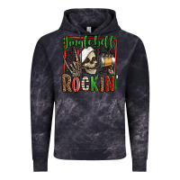 Cloud Black jingle bell rockin skeleton christmas Vintage Hoodie - Jasminsmagicworld