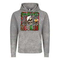 Cloud Rock jingle bell rockin skeleton christmas Vintage Hoodie - Jasminsmagicworld