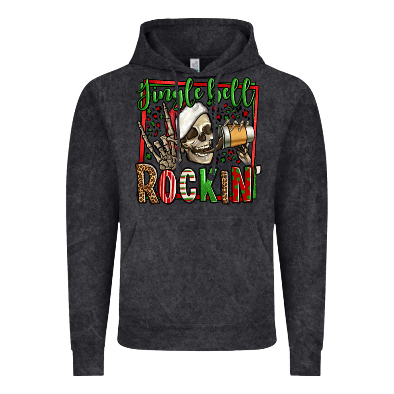 Jingle Bell Rockin Skeleton Christmas Vintage Hoodie by Jasminsmagicworld | Teevron