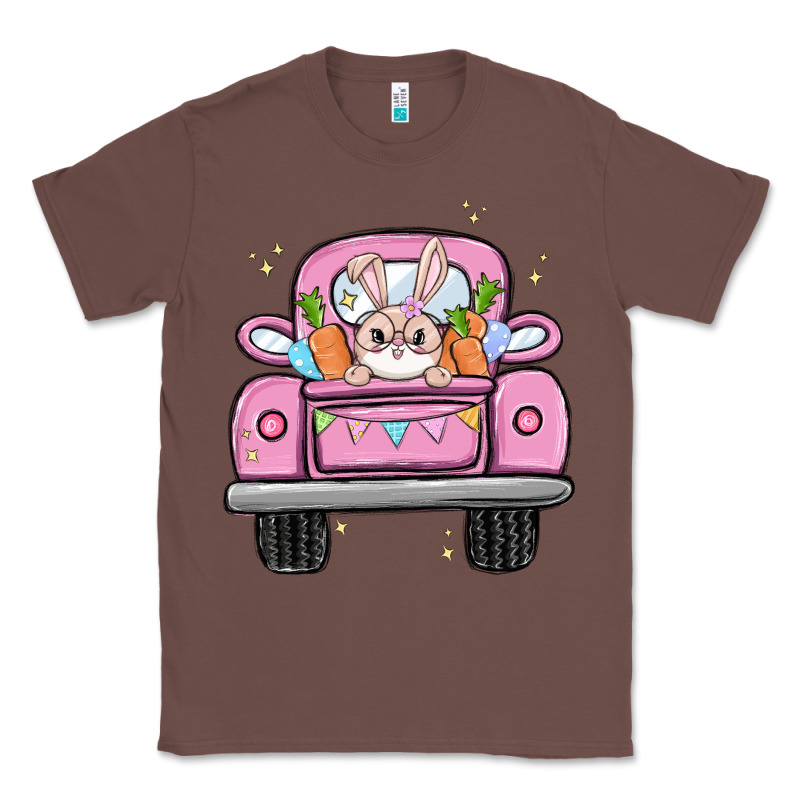 Easter Bunny And Truck Classic Tee by MaliasSmallBusiness | Teevron