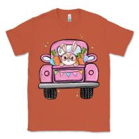Copper easter bunny and truck Classic Tee - MaliasSmallBusiness