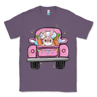 Lavender easter bunny and truck Classic Tee - MaliasSmallBusiness