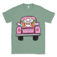 Sage easter bunny and truck Classic Tee - MaliasSmallBusiness