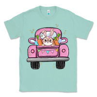 Seafoam easter bunny and truck Classic Tee - MaliasSmallBusiness