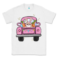White easter bunny and truck Classic Tee - MaliasSmallBusiness