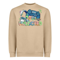 Level 100 Days Unlocked Heavyweight Sweatshirt | Teevron