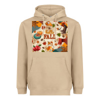 Mushroom Hello Fall Heavyweight Hoodie - texasbilliewilder