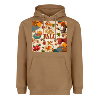Toasted Coconut Hello Fall Heavyweight Hoodie - texasbilliewilder