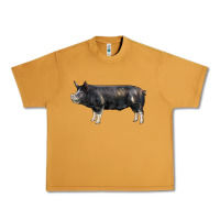 Peanut Butter berkshire pig Urban Heavy Tee - LillyAllenDesigns