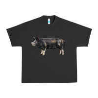 Pigment Black berkshire pig Urban Heavy Tee - LillyAllenDesigns