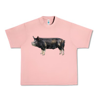 Salmon berkshire pig Urban Heavy Tee - LillyAllenDesigns