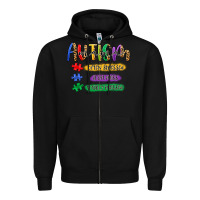 Black autism mama Zipper Hoodie - Artiststas