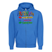 True Royal autism mama Zipper Hoodie - Artiststas