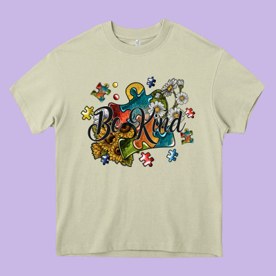 Be Kind Heavy Core Tee Designed By Sublimationcraftshop