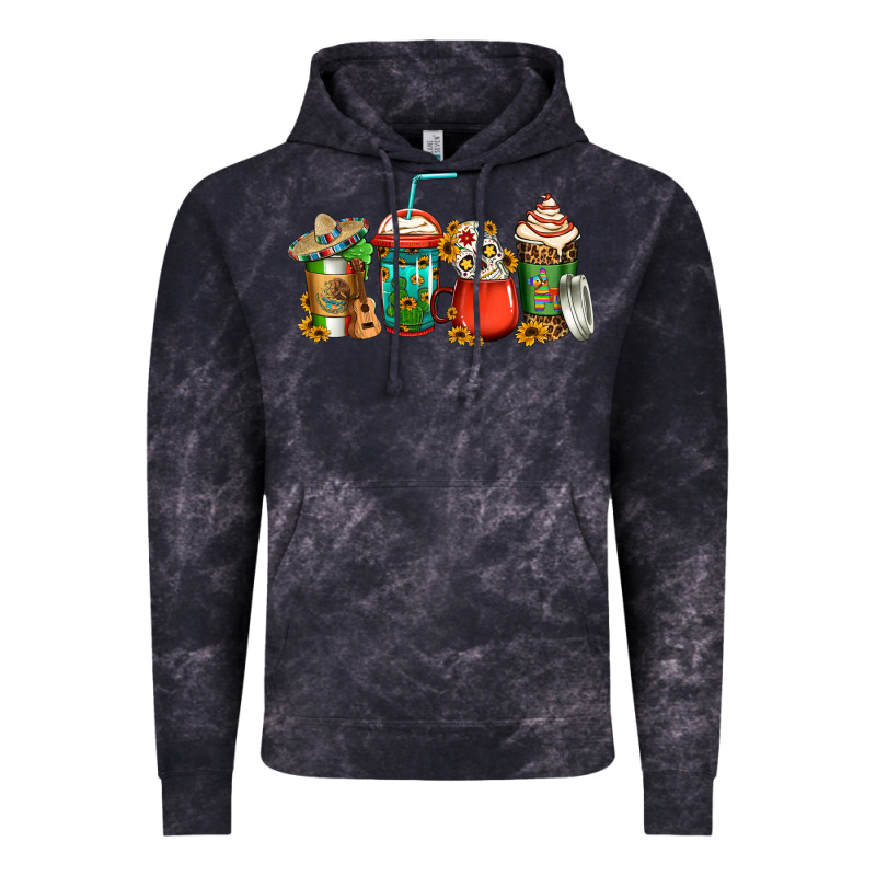 Mexican Coffee Cups Vintage Hoodie by Jasminsmagicworld | Teevron