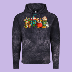 Mexican Coffee Cups Vintage Hoodie Designed By Jasminsmagicworld