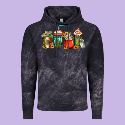 Mexican Coffee Cups Vintage Hoodie Designed By Jasminsmagicworld