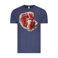Vintage Denim Betta Fish Vintage Tee - LillyAllenDesigns