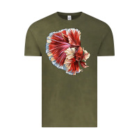 Vintage Olive Betta Fish Vintage Tee - LillyAllenDesigns