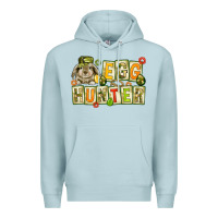 Blue Mist Egg hunter with camouflage plate letters Easter Premium Hoodie - HowdyJamesFarm