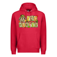 Cardinal Egg hunter with camouflage plate letters Easter Premium Hoodie - HowdyJamesFarm