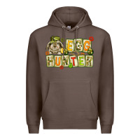 Coffee Egg hunter with camouflage plate letters Easter Premium Hoodie - HowdyJamesFarm