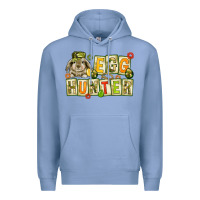 Colony Blue Egg hunter with camouflage plate letters Easter Premium Hoodie - HowdyJamesFarm