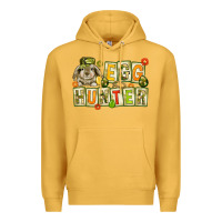 Mustard Egg hunter with camouflage plate letters Easter Premium Hoodie - HowdyJamesFarm