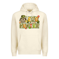 Sandshell Egg hunter with camouflage plate letters Easter Premium Hoodie - HowdyJamesFarm