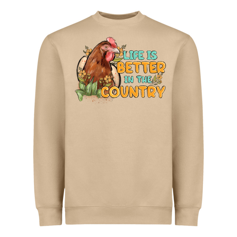 Life Is Better In The Country Heavyweight Sweatshirt by MaliasSmallBusiness | Teevron
