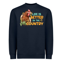 Navy life is better in the country Heavyweight Sweatshirt - MaliasSmallBusiness