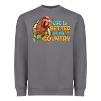 Storm life is better in the country Heavyweight Sweatshirt - MaliasSmallBusiness