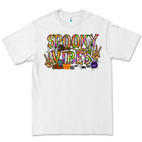 White spooky vibes Premium Tee - RacoonDesign