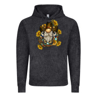 Vintage Black cowboy gnome sunflower rope Vintage Hoodie - BarkalooDesign