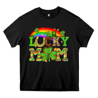 Black One lucky mom St. Patricks Day Heavy Core Tee - Neo Western