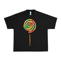 Black rainbow lollipop Urban Heavy Tee - AdoDesignShop