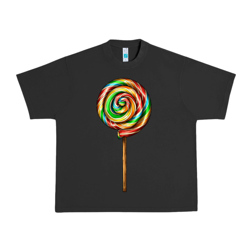 Rainbow Lollipop Urban Heavy Tee by AdoDesignShop | Teevron