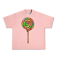 Salmon rainbow lollipop Urban Heavy Tee - AdoDesignShop