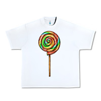 White rainbow lollipop Urban Heavy Tee - AdoDesignShop