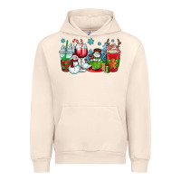 Sandshell christmas snowman coffee cups Urban Hoodie - OliviaCreatesArt