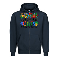 Navy color outside the lines Zipper Hoodie - Artiststas