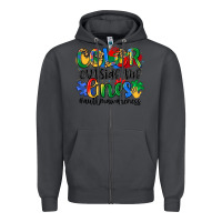 Smoke color outside the lines Zipper Hoodie - Artiststas