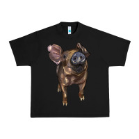 Black baby duroc pig Urban Heavy Tee - LillyAllenDesigns