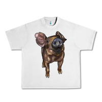 Lunar Rock baby duroc pig Urban Heavy Tee - LillyAllenDesigns