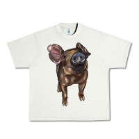 Pistachio baby duroc pig Urban Heavy Tee - LillyAllenDesigns