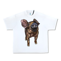White baby duroc pig Urban Heavy Tee - LillyAllenDesigns