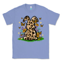 Colony Blue western floral bunny Classic Tee - MaliasSmallBusiness